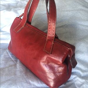 Dark red Fossil purse